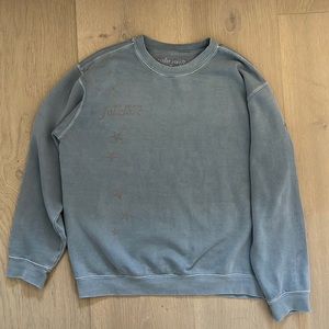 Taylor Swift Light Blue Folklore Album Sweatshirt